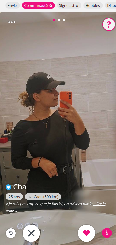 Interface de navigation Jacquie Michel Rencontre